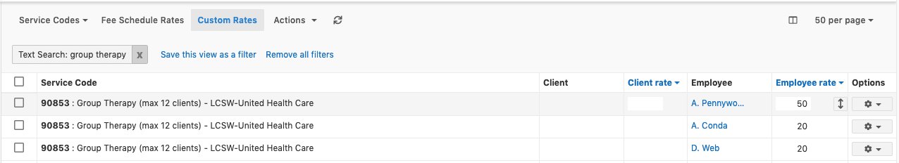 How To: Update Service Code Rates in Bulk