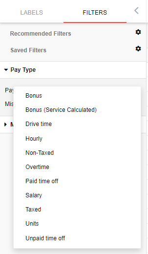 How To: Filter Employees by Pay Type