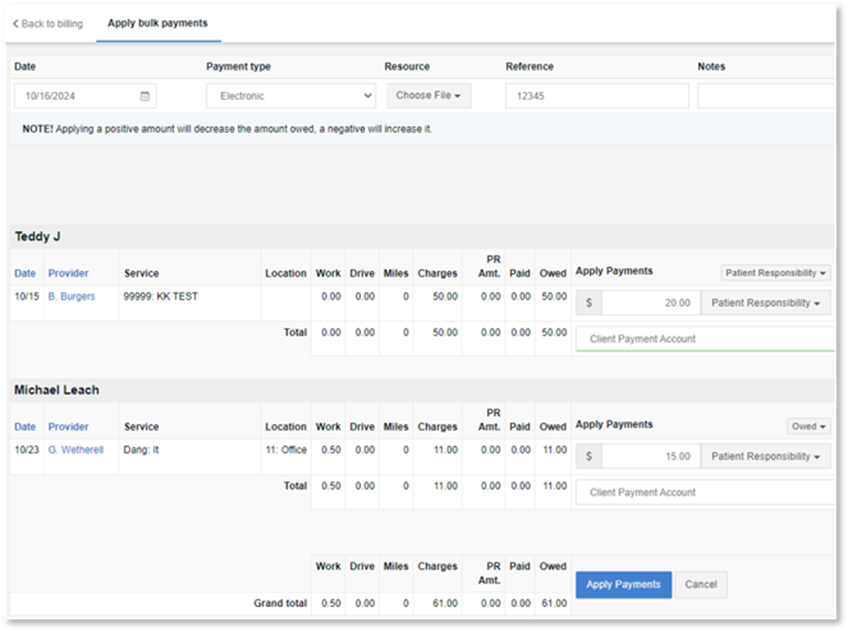 How To: Use the Client Payment Account in CentralReach