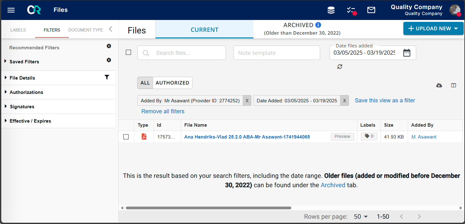 Knowledge: The Files Module
