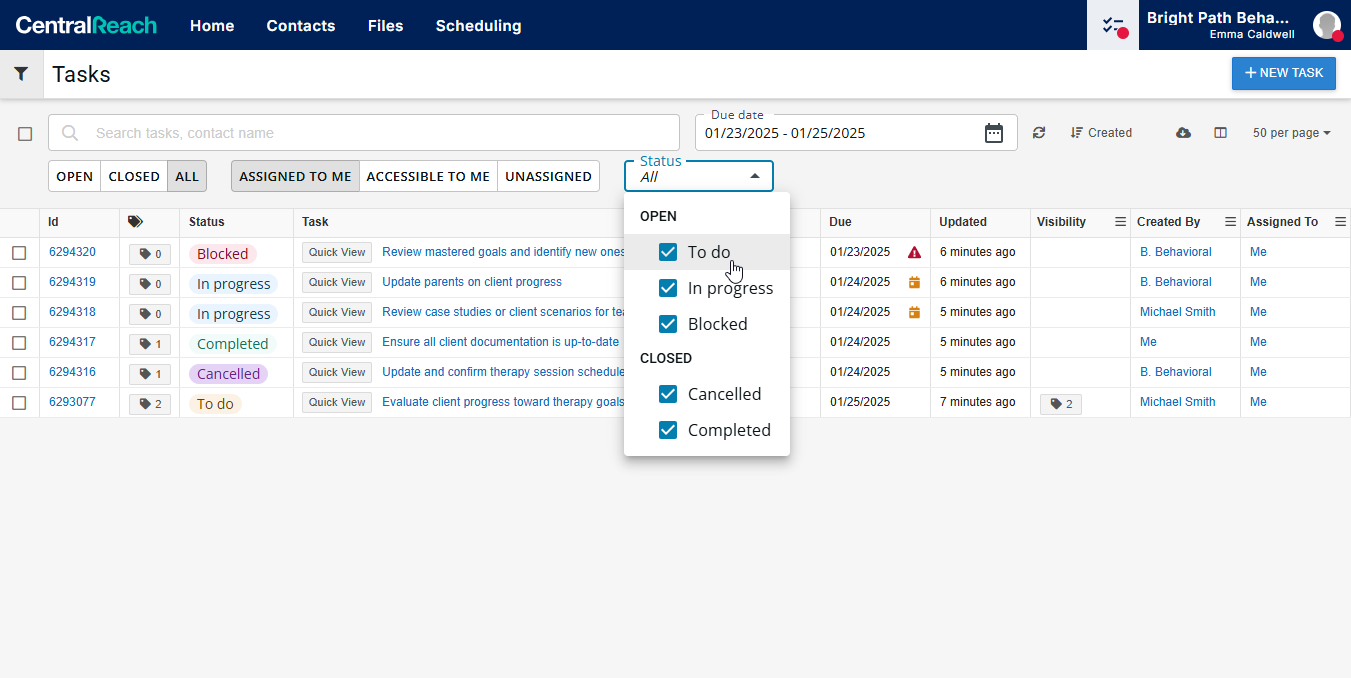 How To: View, Edit, and Navigate Tasks